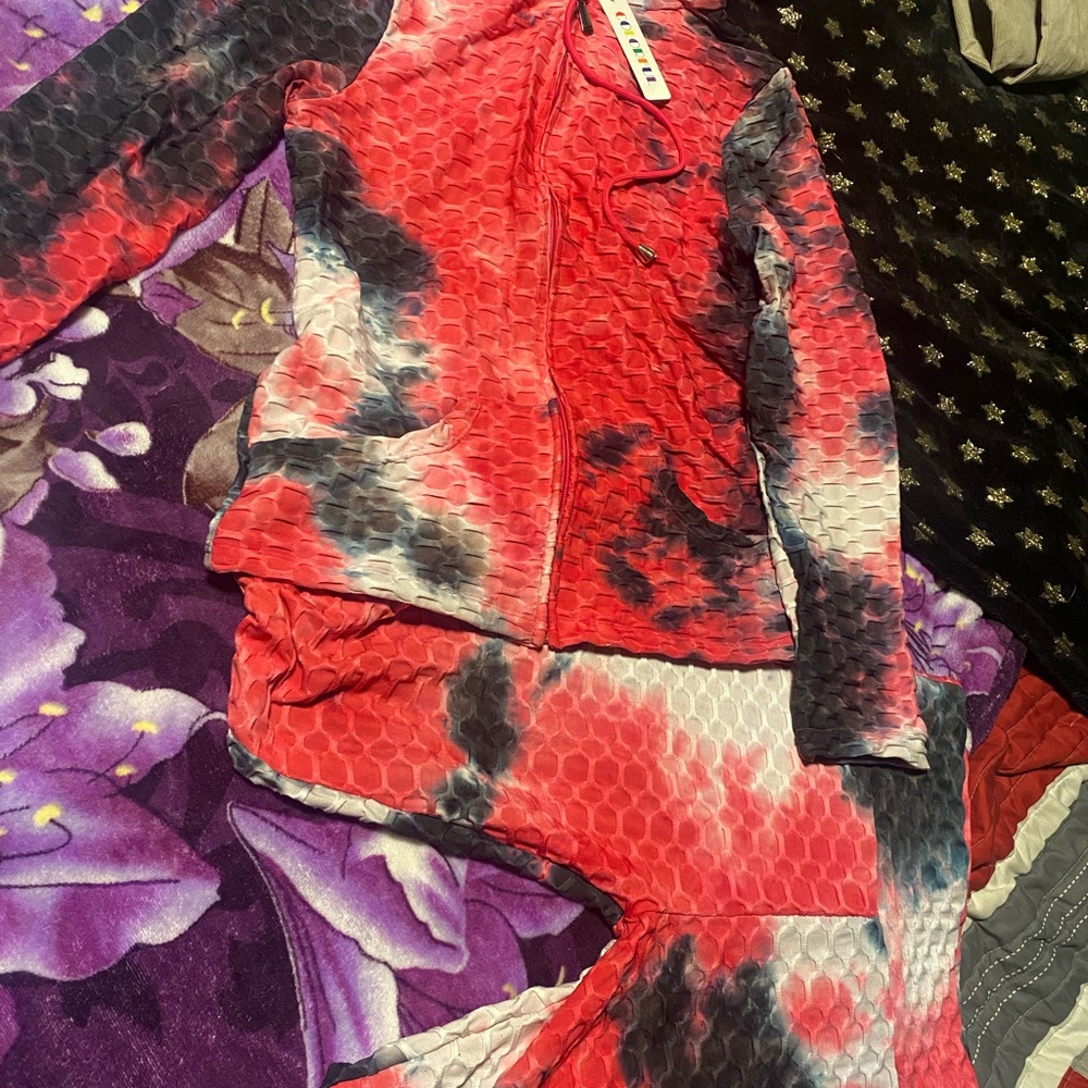 Women’s tie dye tracksuit